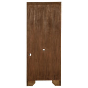Hartshill 78-inch 5-shelf Bookcase Burnished Oak - detail 6