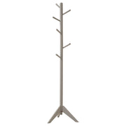 Devlin 6 Hook Freestanding Wood Coat Rack Hat Hanger Grey - alternate view