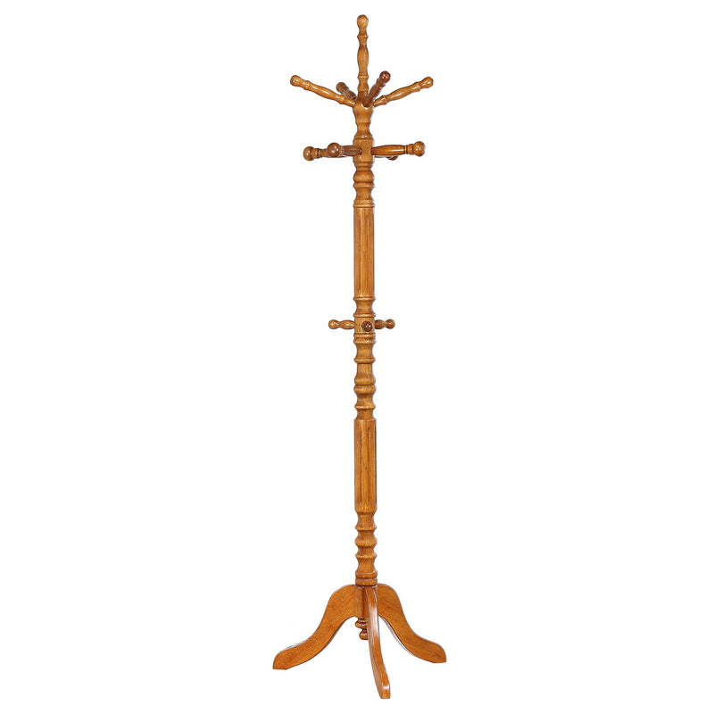 Achelle 11 Hook Freestanding Coat Rack Hanger Golden Brown - alternate view