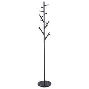 Clover 18 Hook Freestanding Metal Coat Rack Hat Hanger Black - alternate view