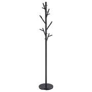 Clover 18 Hook Freestanding Metal Coat Rack Hat Hanger Black - detail 3