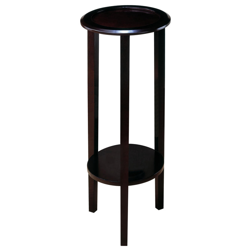 Kirk 1-shelf Round Wood Plant Stand