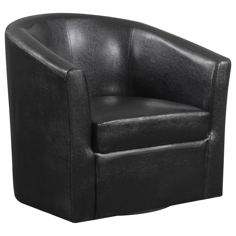 Turner Upholstered Barrel Back Swivel Chair