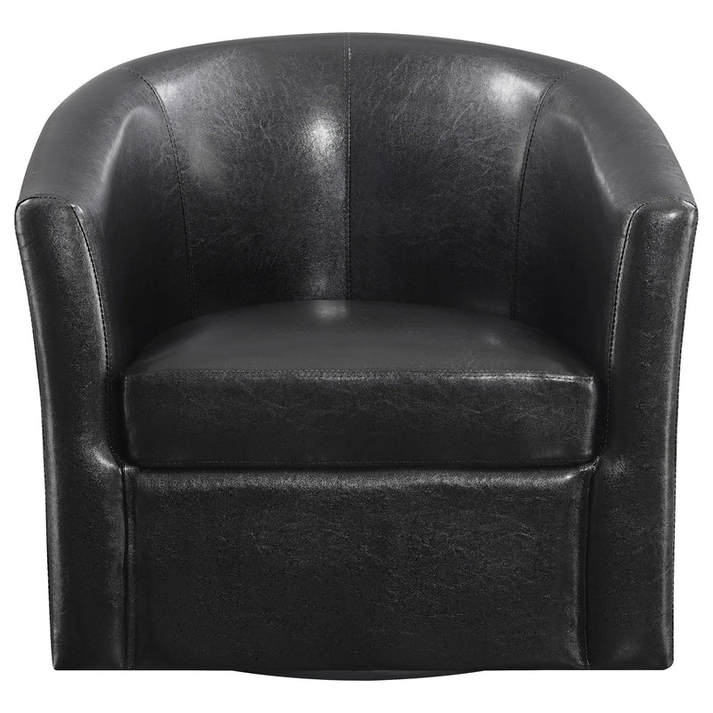 Turner Upholstered Barrel Back Swivel Chair