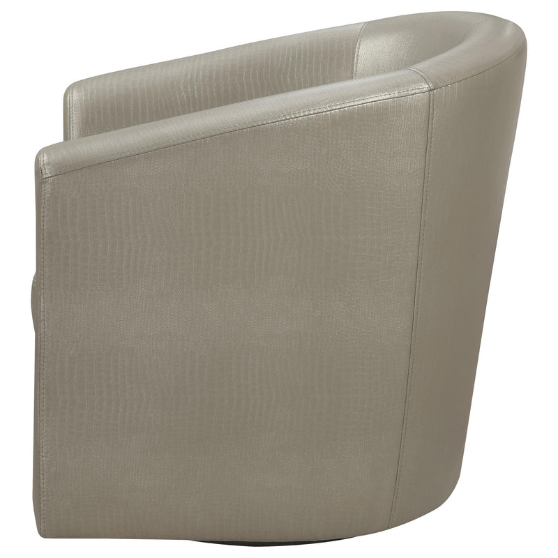 Turner Upholstered Barrel Back Swivel Chair