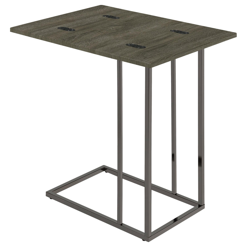Pedro Expandable C-Shaped Sofa Side Table