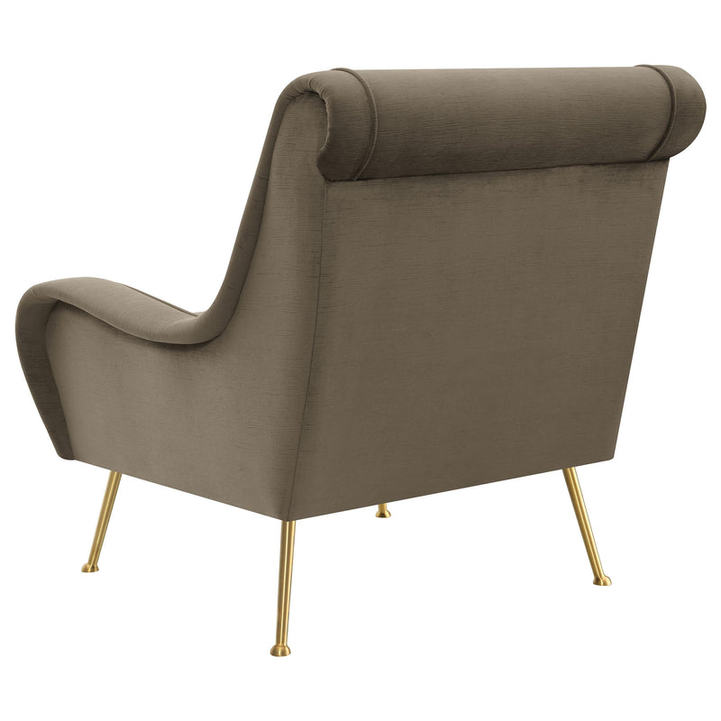 Ricci Upholstered Saddle Arm Accent Chair