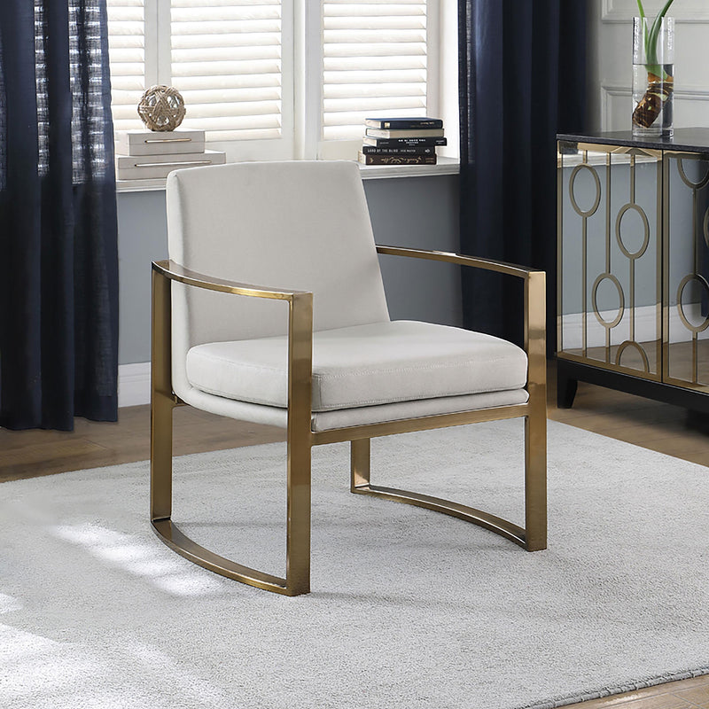 Cory Upholstered Arched Arm Accent Chair
