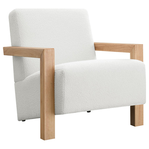 Fitzroy Boucle Upholstered Accent Arm Chair Ivory - alternate view