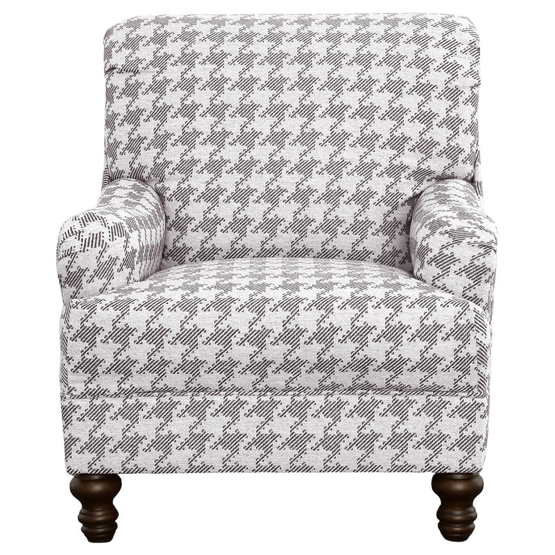 Glenn Upholstered English Arm Accent Chair