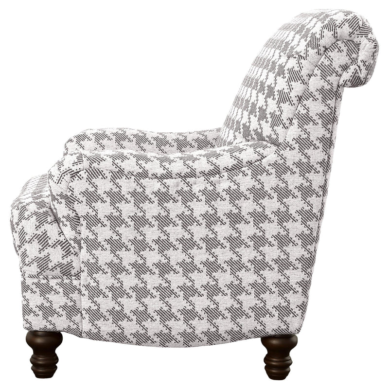 Glenn Upholstered English Arm Accent Chair