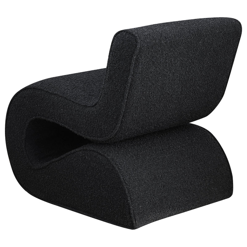 Ronea Boucle Upholstered Armless Curved Chair