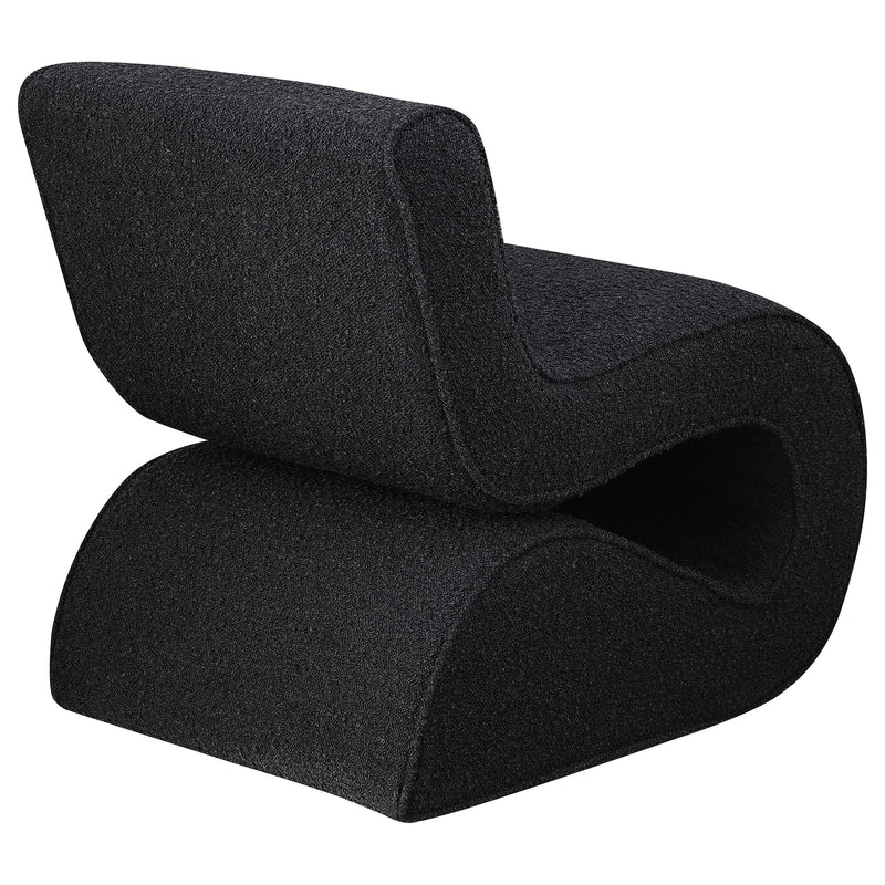 Ronea Boucle Upholstered Armless Curved Chair