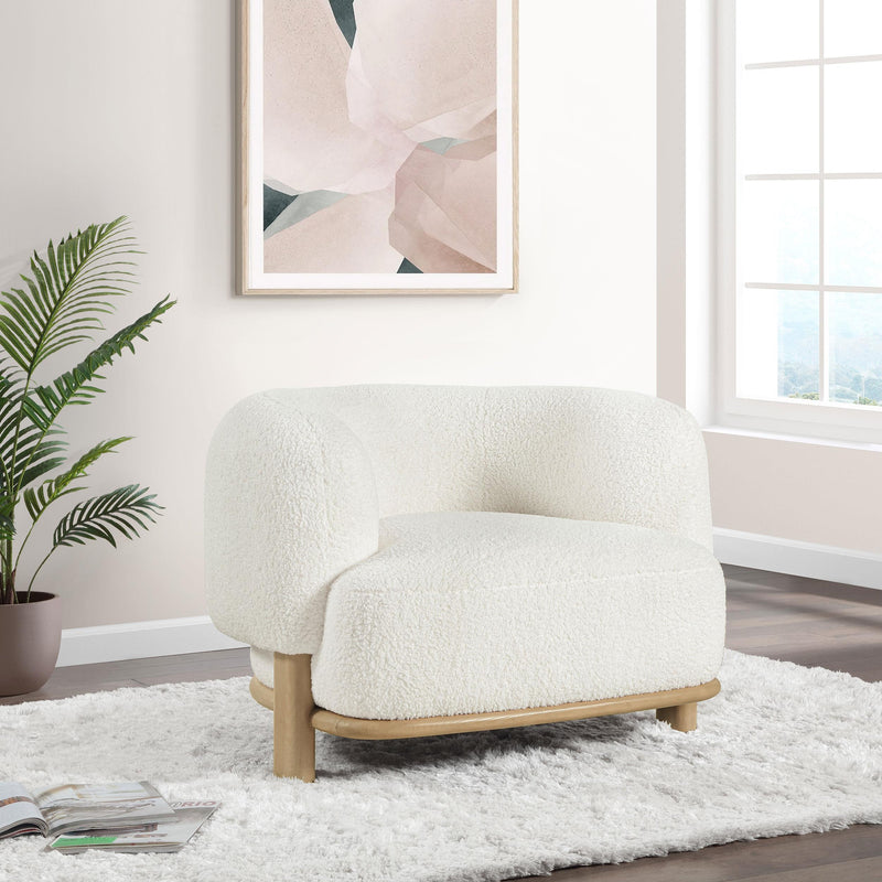 Lawler Upholstered Barrel Back Accent Chair