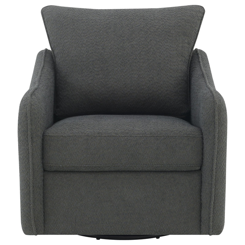 Madia Upholstered Sloped Arm Swivel Glider Chair