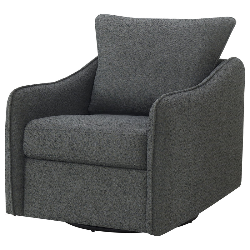 Madia Upholstered Sloped Arm Swivel Glider Chair