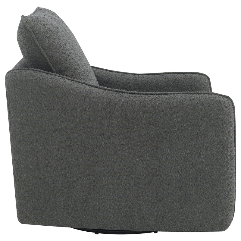 Madia Upholstered Sloped Arm Swivel Glider Chair