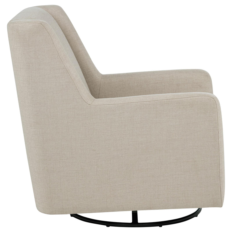 Sorrel Fabric Upholstered Swivel Glider Arm Chair