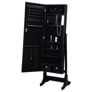 Tutuola Cheval Mirror with Jewelry Storage Black - detail 4