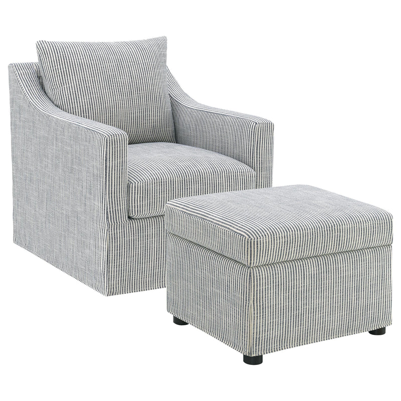 Winter Upholstered Hydraulic Lift Top Storage Ottoman