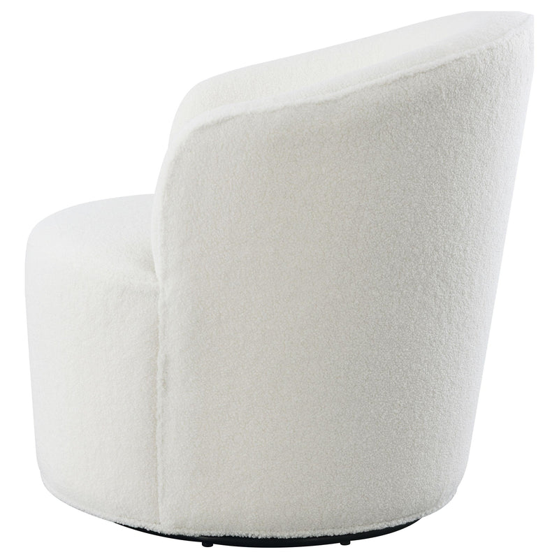 Joyce Upholstered Barrel Back Swivel Chair