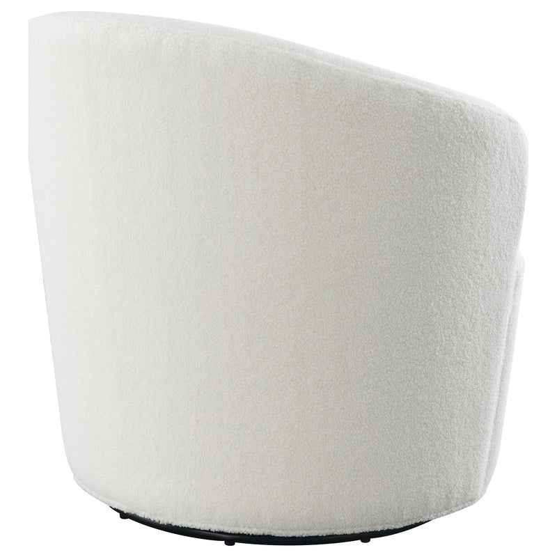 Joyce Upholstered Barrel Back Swivel Chair