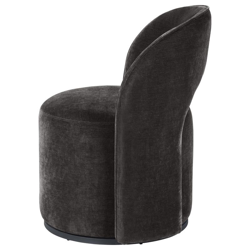 Harjo Velvet Upholstered Swivel Accent Chair