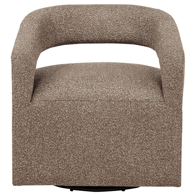 Westhill Boucle Upholstered Swivel Accent Chair