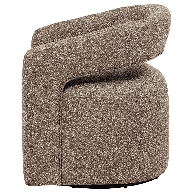 Westhill Boucle Upholstered Swivel Accent Chair