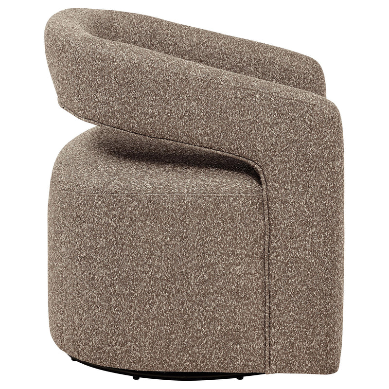Westhill Boucle Upholstered Swivel Accent Chair
