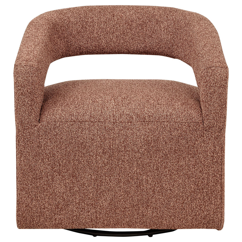 Westhill Boucle Upholstered Swivel Accent Chair