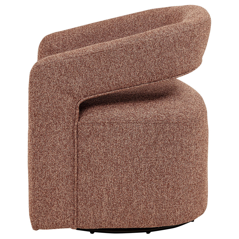 Westhill Boucle Upholstered Swivel Accent Chair