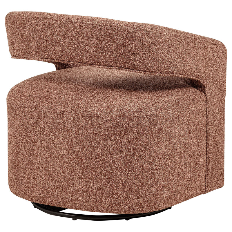 Westhill Boucle Upholstered Swivel Accent Chair