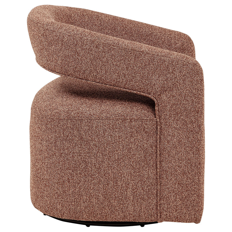 Westhill Boucle Upholstered Swivel Accent Chair
