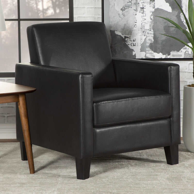 Julio Upholstered Track Arm Accent Chair