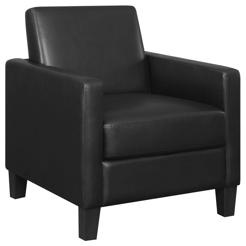 Julio Upholstered Track Arm Accent Chair