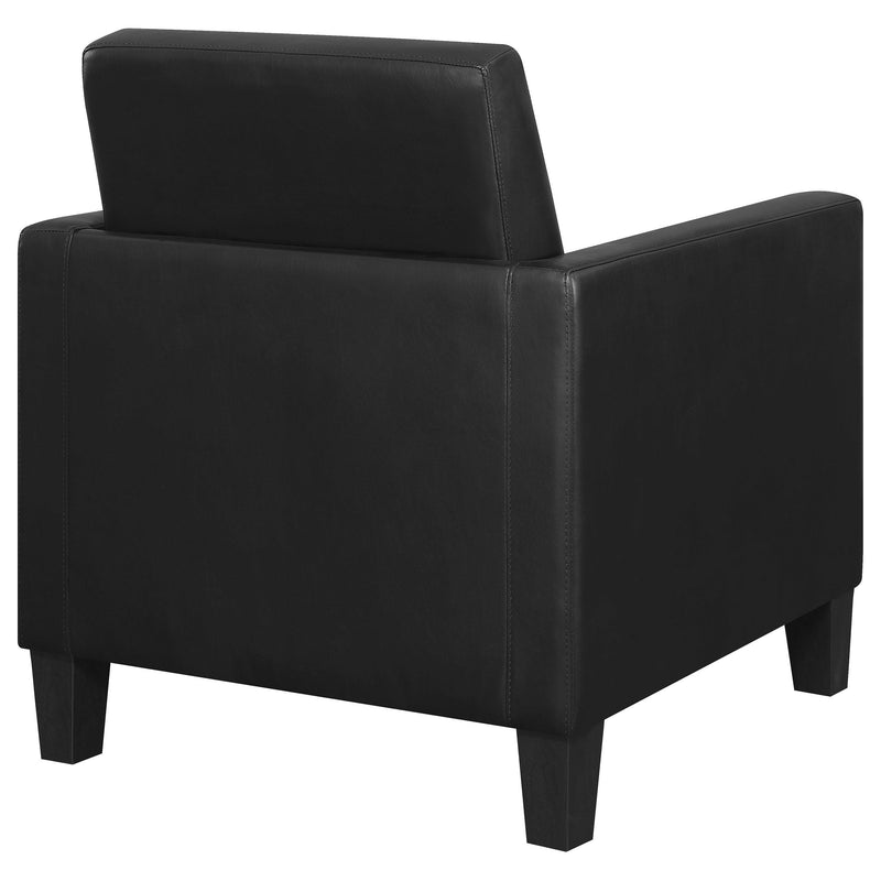 Julio Upholstered Track Arm Accent Chair