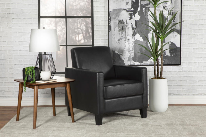 Julio Upholstered Track Arm Accent Chair