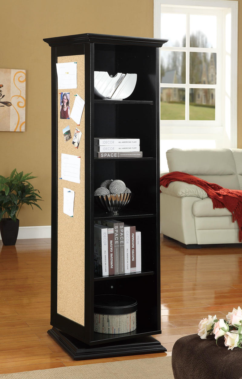 Robinsons Swivel Accent Cabinet with Cork Board