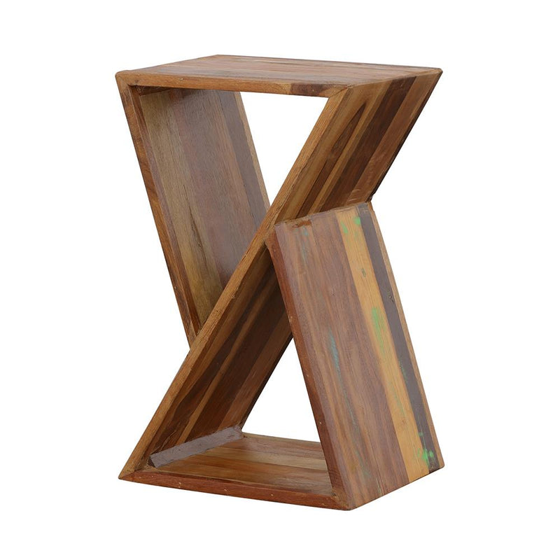 Lily Solid Reclaimed Wood Accent Side Table