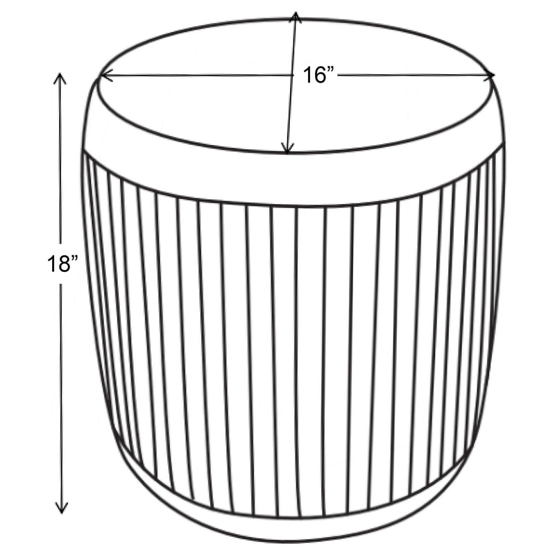 Tovar Round Upholstered Ottoman