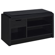 Arrington Storage Bench Black - alternate view