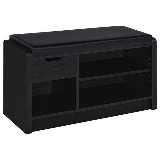 Arrington Storage Bench Black - alternate view