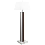 Elena 67-inch Square Tapered Mirrored Floor Lamp Brown - alternate view