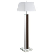 Elena 67-inch Square Tapered Mirrored Floor Lamp Brown - detail 3
