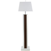Elena 67-inch Square Tapered Mirrored Floor Lamp Brown - detail 4