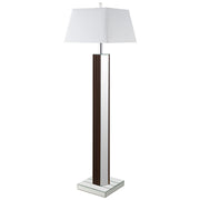 Elena 67-inch Square Tapered Mirrored Floor Lamp Brown - detail 5