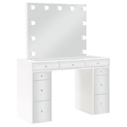 Regina Makeup Vanity Table Set with Lighting White - detail 3
