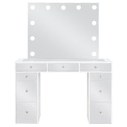 Regina Makeup Vanity Table Set with Lighting White - detail 4