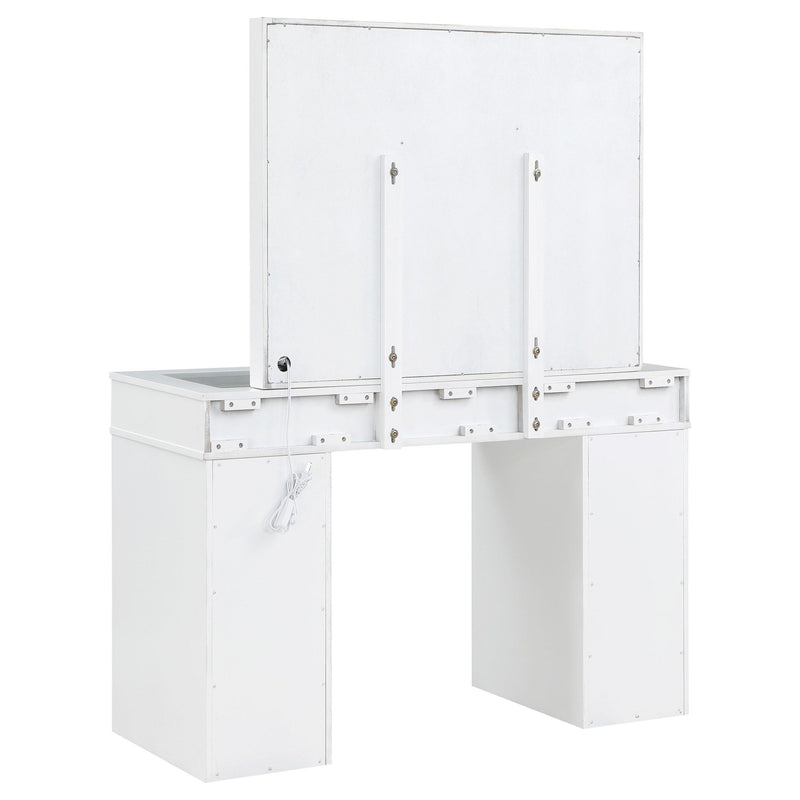 Regina Makeup Vanity Table Set with Lighting White - detail 7